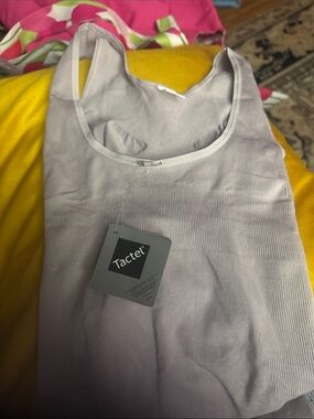 NuBra Ribbed Tank Top — Light Lavender